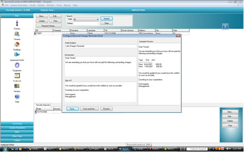 landlord software emails